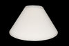 Kirks Lane-20581 - 22 Inch White Coolie Mushroom Pleat Hardback Lamp Shade