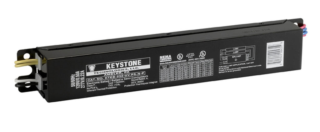 Keystone KTEB-232-UV-PS-N-P - (2) Lamp Fluorescent Ballast