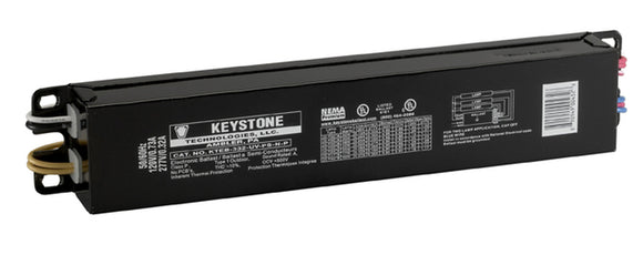 Keystone KTEB-332-UV-PS-N-P - (3) Lamp Fluorescent Ballast
