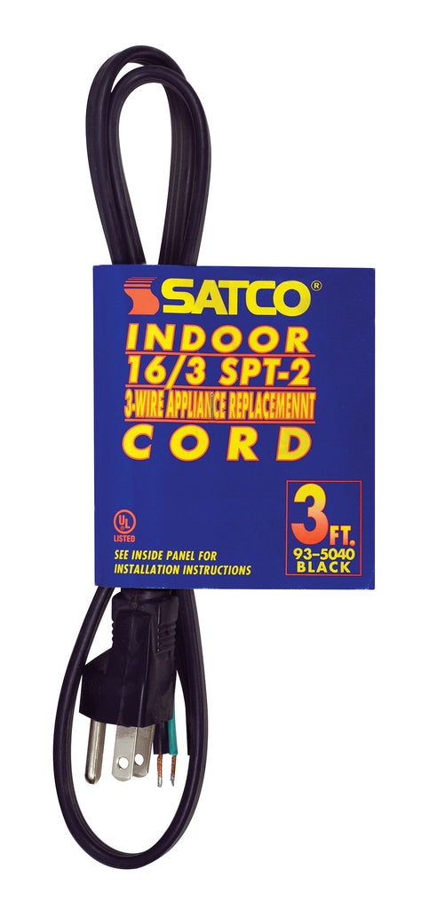Satco 93/5040 Electrical Power Cords