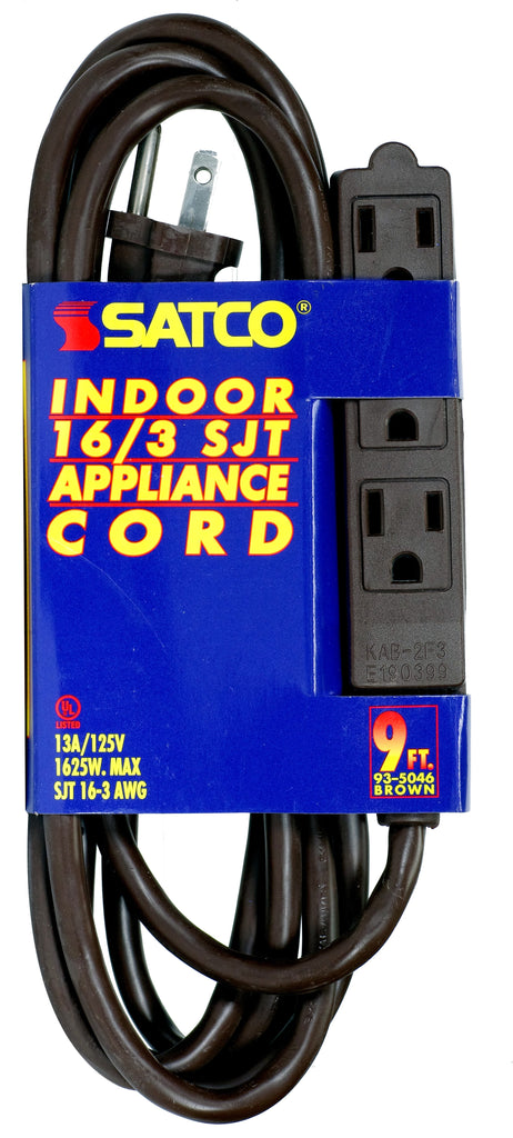 Satco 93/5046 Electrical Power Cords